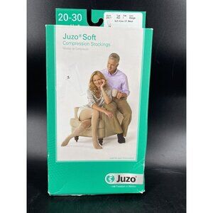 Juzo 2001 Soft 20-30 Open Toe Knee beige Compression Stockings AD I